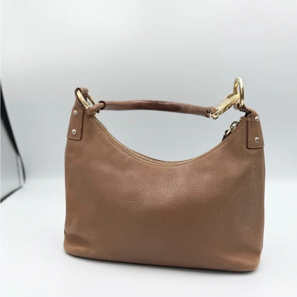 Gucci Brown Leather Shoulder Bag (pelove) - Picture 4 of 11
